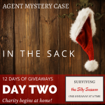 Charity begins at home | 12 days of giveaways IN THE SACK with Agent Mystery Case