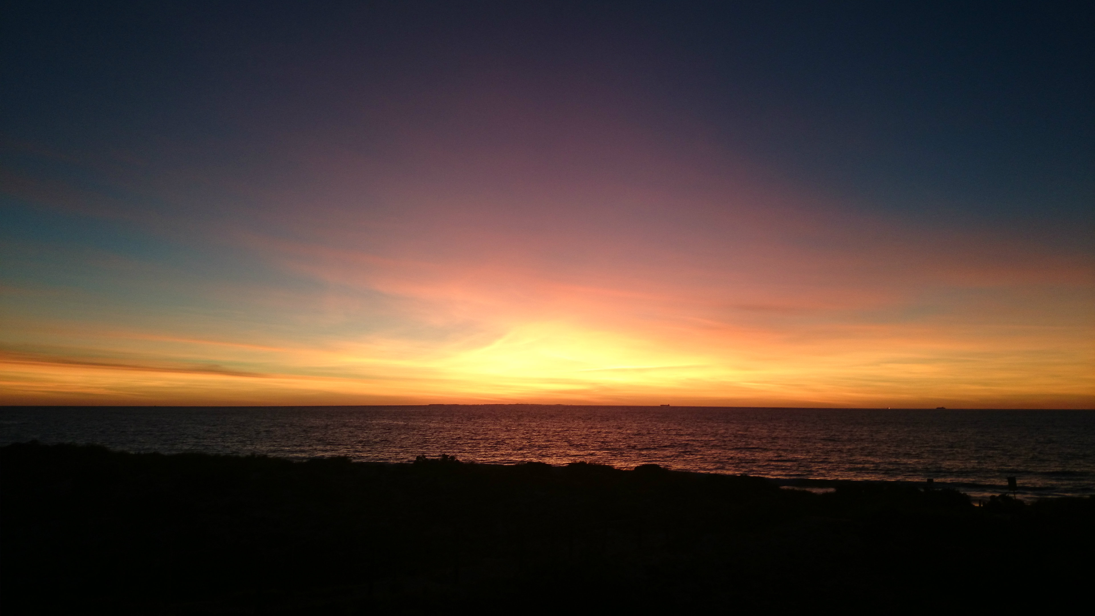 Scarborough Beach Evening Sky