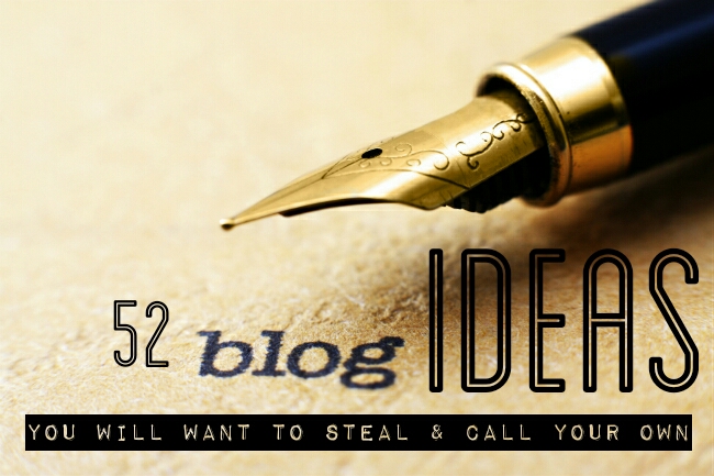 52 Blog Ideas | You will want to steal and call your own | Agent Mystery Case