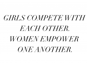 women empower, girls compete