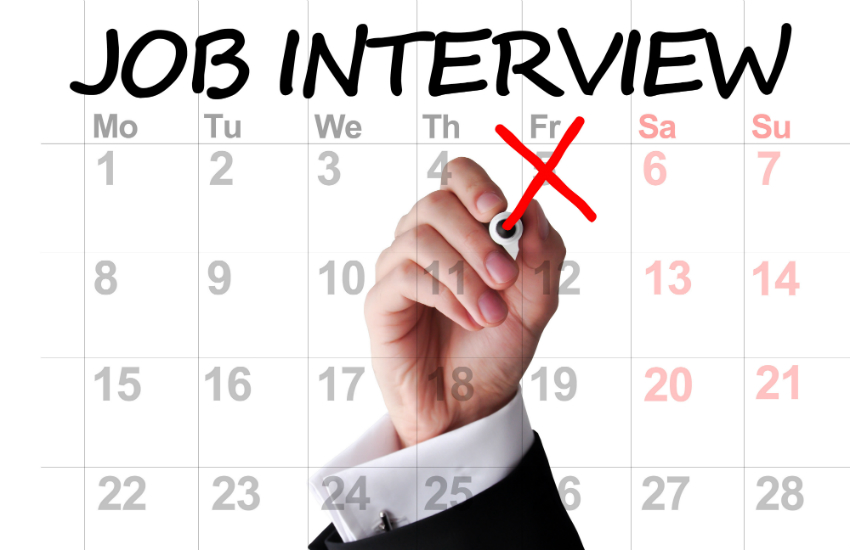 Job Interview calender
