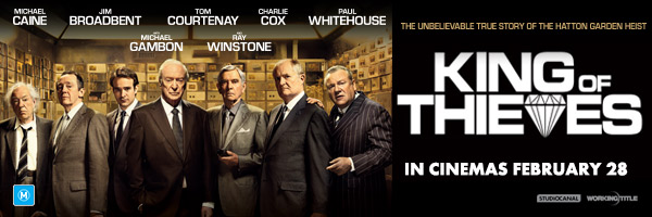 MOVIE FLYER; KING OF THIEVES; GIVEAWAY